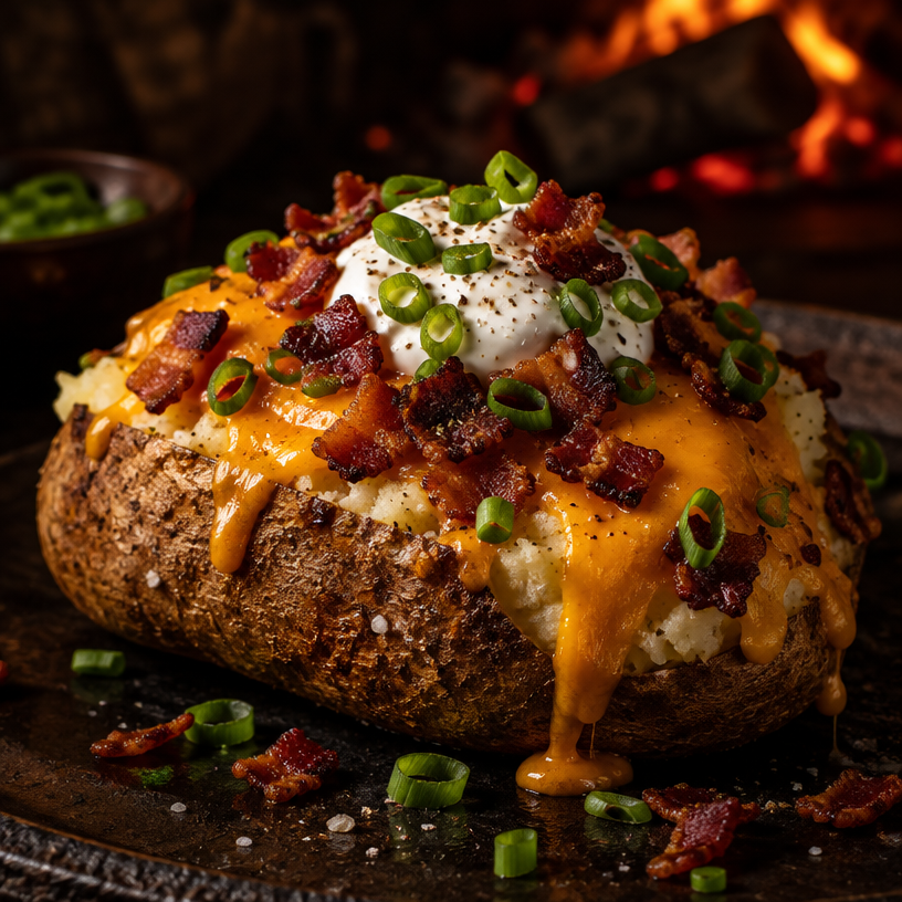 Grill-Loaded Baked Potato